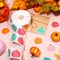 1000 Pcs Fall Pumpkin Stickers Roll (Boho Color) 3.54 x 1.57 x 1.57 inches